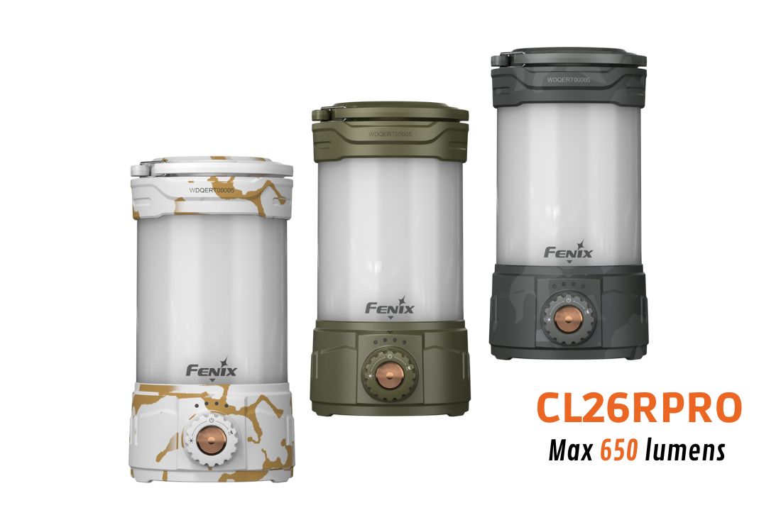 FENIX - CL26R PRO - Lanterne de camping portable multifonctions - 650 lumens - Revendeur Officiel Lampes FENIX depuis 2008 | Votre Boutique en ligne FENIX®