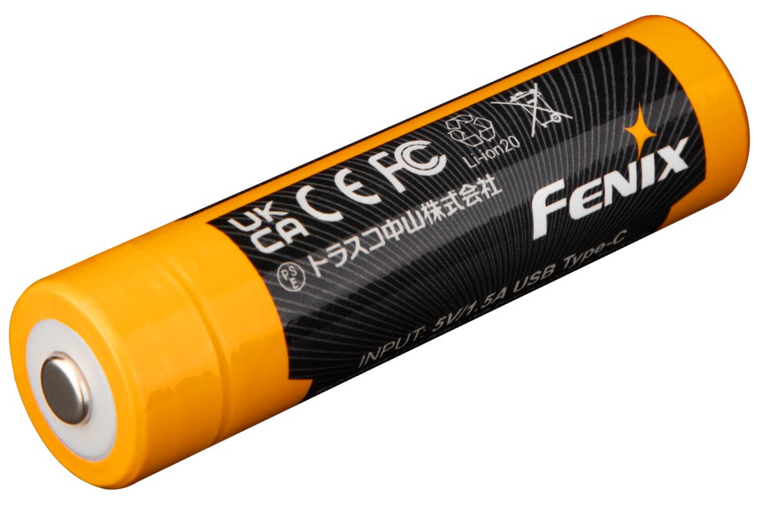 Fenix ARB-L18-4000U Batterie rechargeable 3.6V - 4000mAh - USB-C - Revendeur Officiel Lampes FENIX depuis 2008 | Votre Boutique en ligne FENIX®