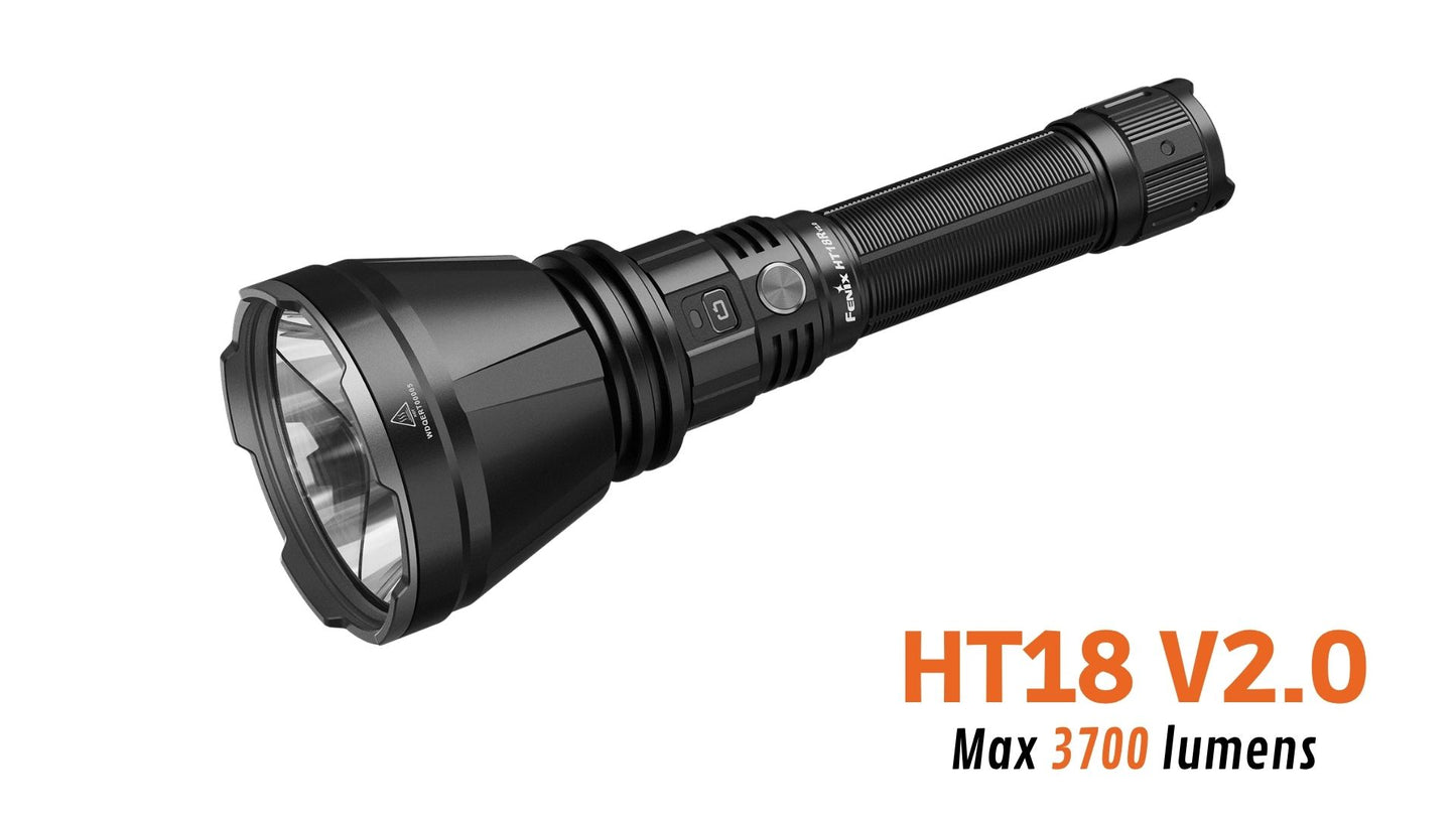 Fenix HT18R V2.0 - Lampe de poche multimodes longue portée - 3700 lumens