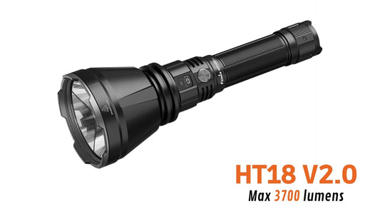 Fenix HT18R V2.0 - Lampe de poche multimodes longue portée - 3700 lumens