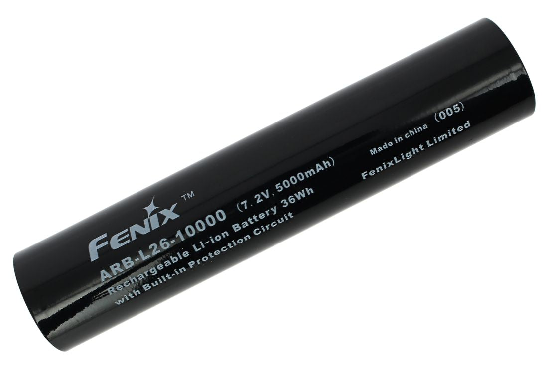 Fenix ARB-L-26-10000 - Batterie rechargeable 7.2V 5000mAh - Revendeur Officiel Lampes FENIX depuis 2008 | Votre Boutique en ligne FENIX®