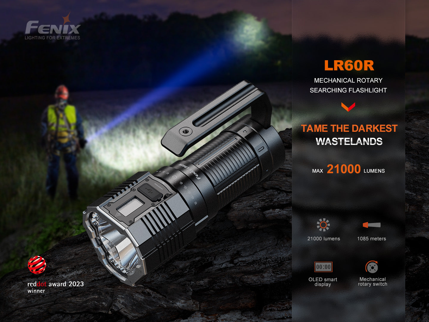 Fenix LR60R - Lampe de recherche - 21 000 Lumens - Pack complet - Revendeur Officiel Lampes FENIX depuis 2008 | Votre Boutique en ligne FENIX®