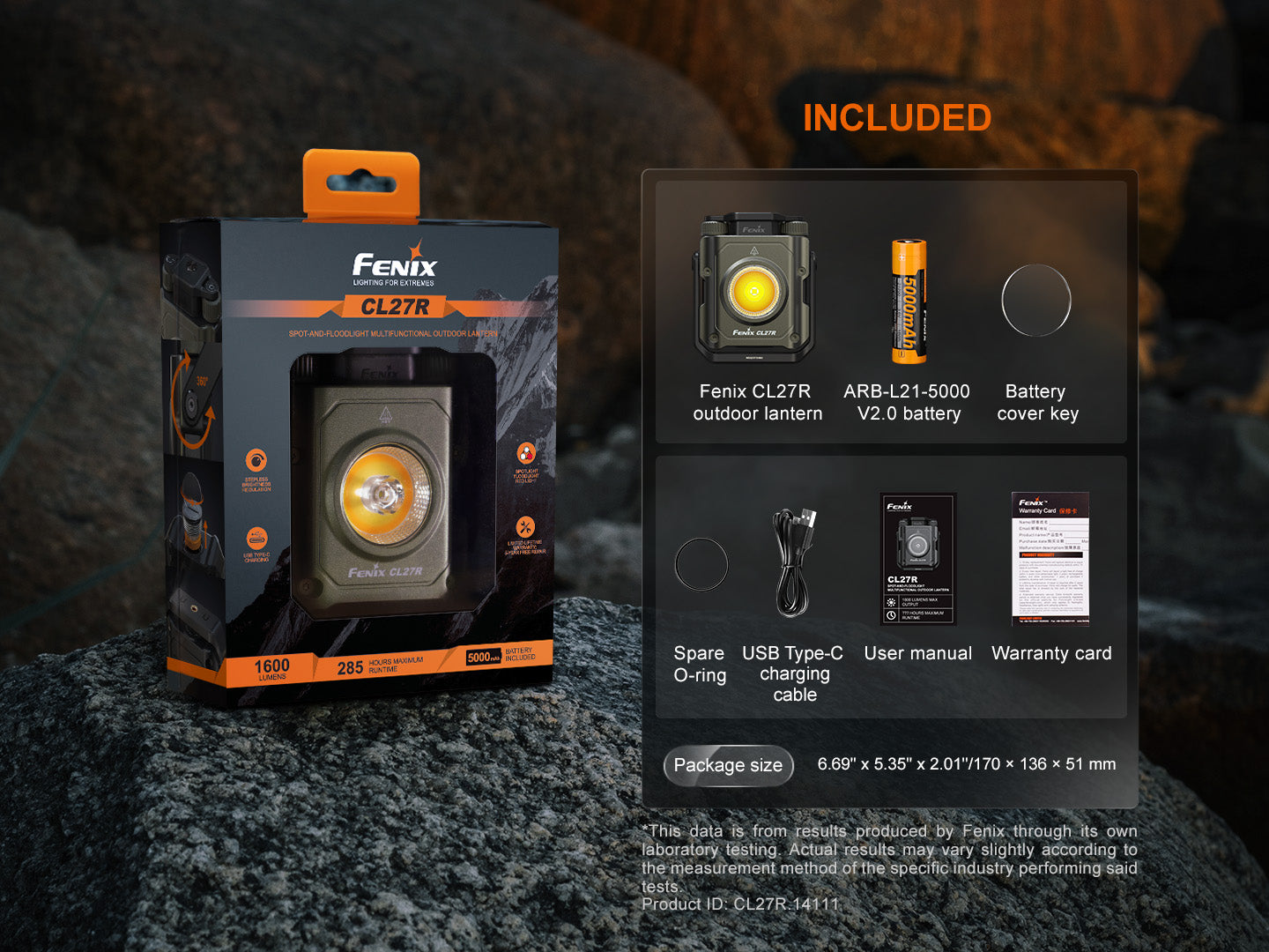 Fenix CL27R - Lanterne multifonction rechargeable USB-C - 1600 lumens - Revendeur Officiel Lampes FENIX depuis 2008 | Votre Boutique en ligne FENIX®