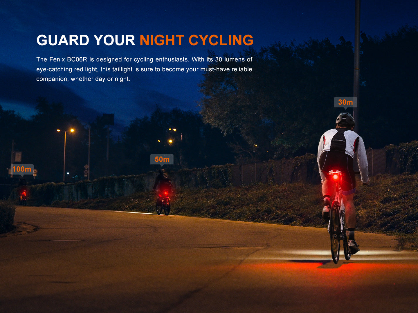 Fenix BC06R - Feu arrière de vélo à détection de freinage intelligent - 90 lumens - Revendeur Officiel Lampes FENIX depuis 2008 | Votre Boutique en ligne FENIX®
