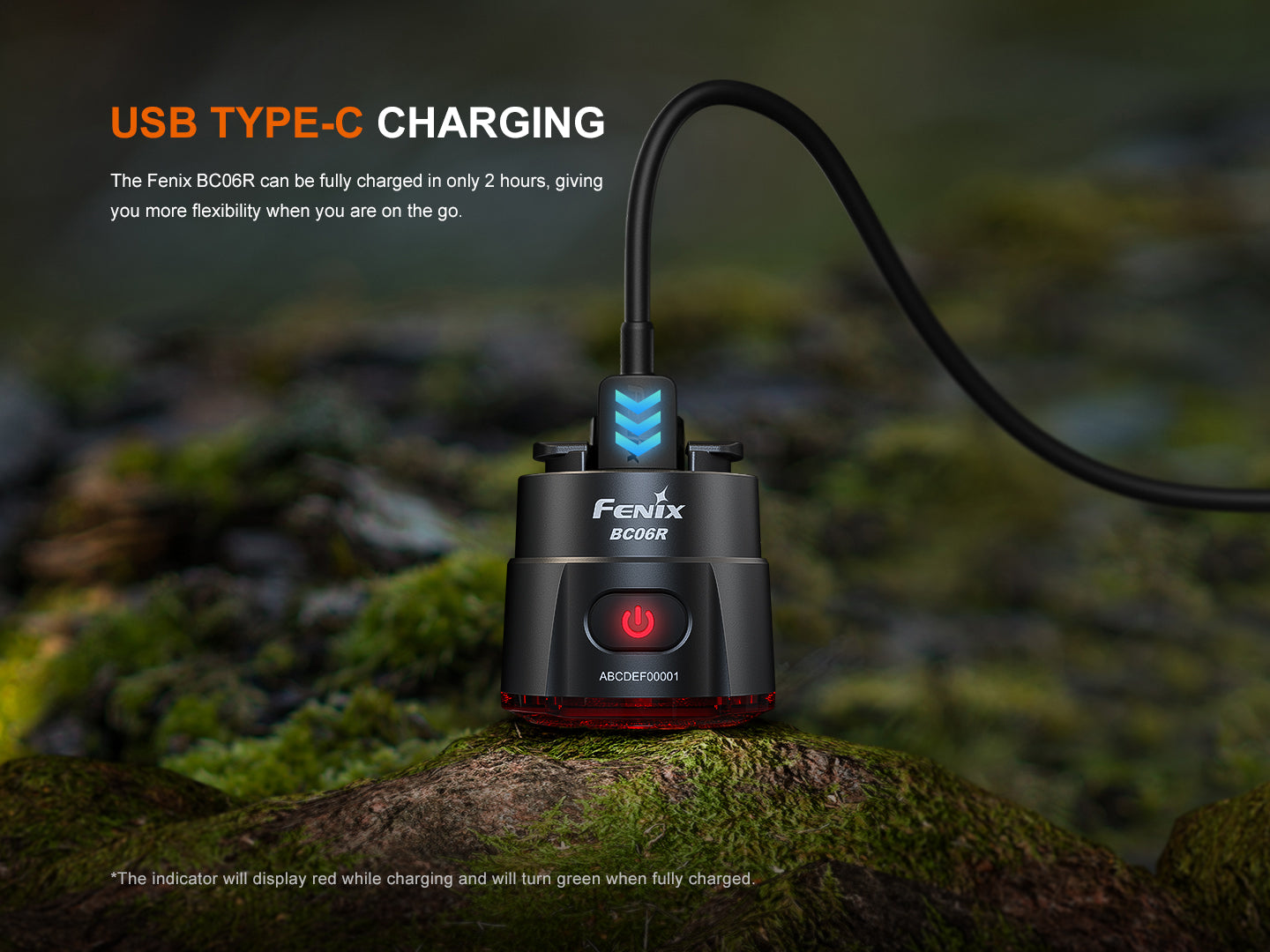 Fenix BC06R - Feu arrière de vélo à détection de freinage intelligent - 90 lumens - Revendeur Officiel Lampes FENIX depuis 2008 | Votre Boutique en ligne FENIX®