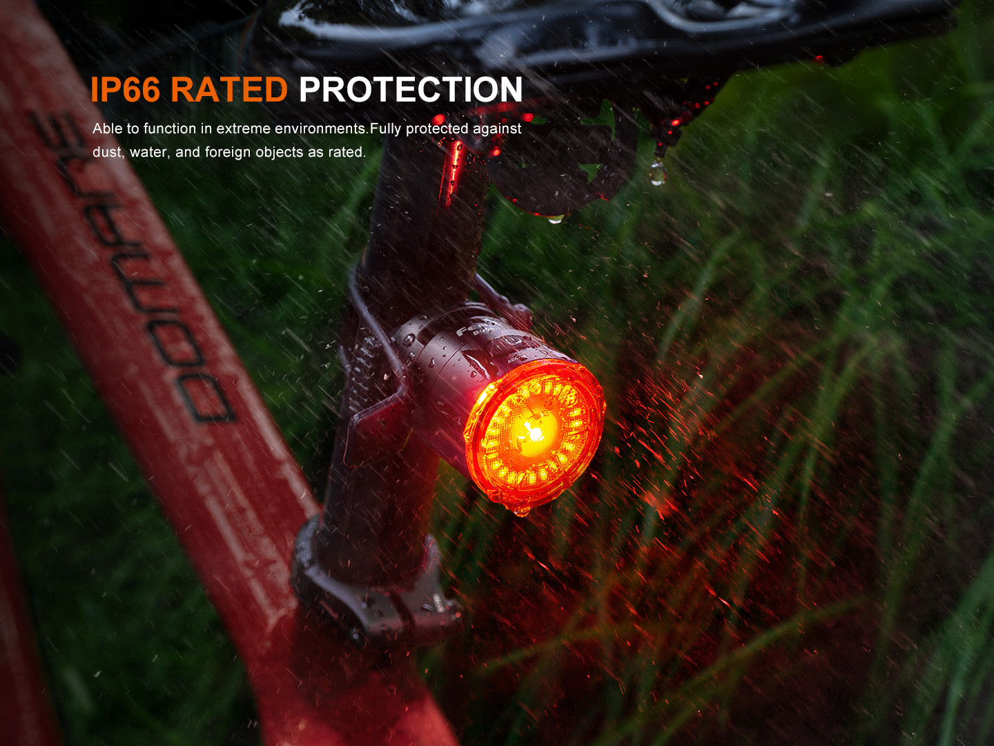 Fenix BC06R - Feu arrière de vélo à détection de freinage intelligent - 90 lumens - Revendeur Officiel Lampes FENIX depuis 2008 | Votre Boutique en ligne FENIX®