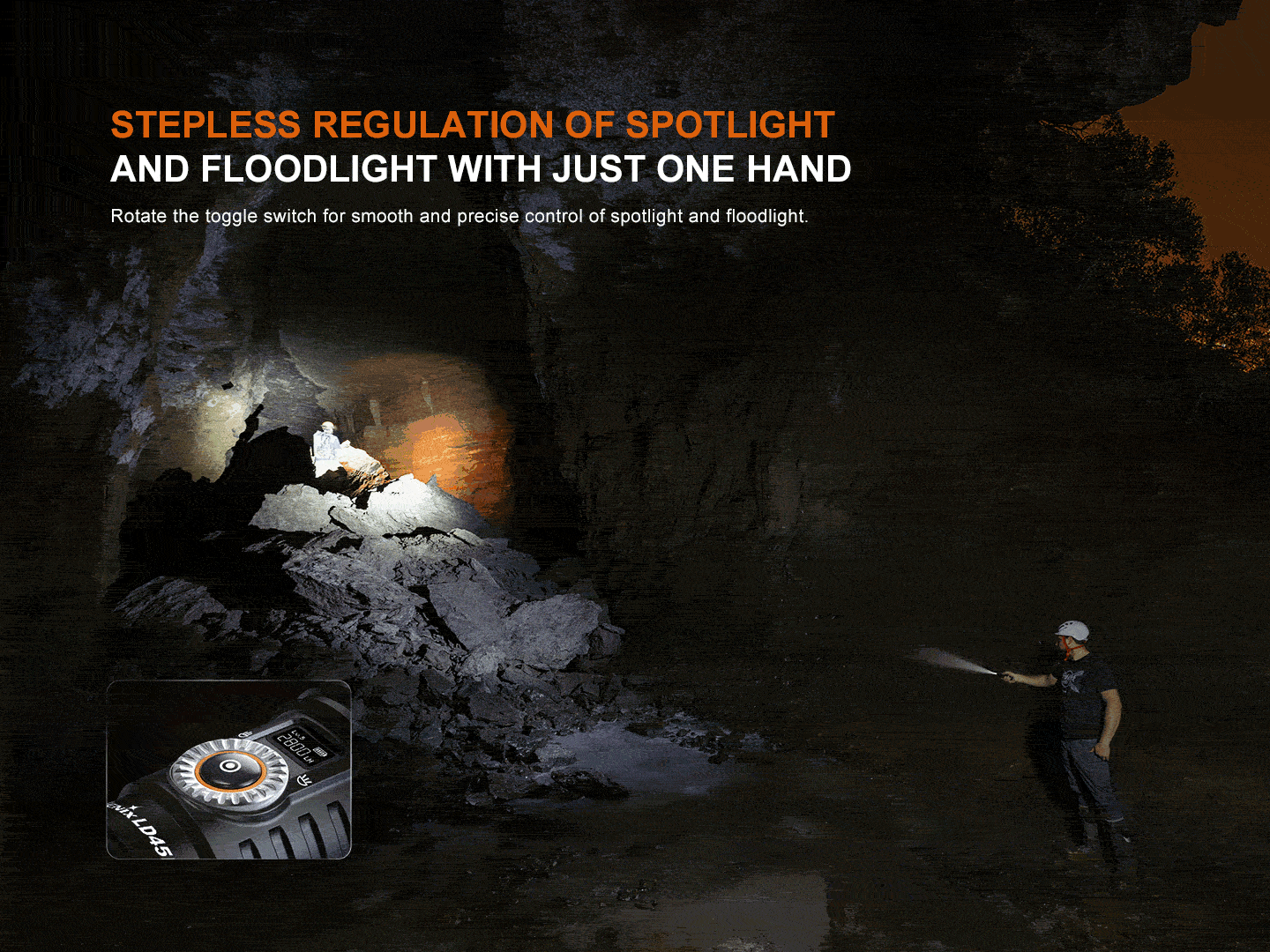 Fenix LD45R - Lampe de poche extérieure à mise au point numérique - 2800 lumens - Revendeur Officiel Lampes FENIX depuis 2008 | Votre Boutique en ligne FENIX®