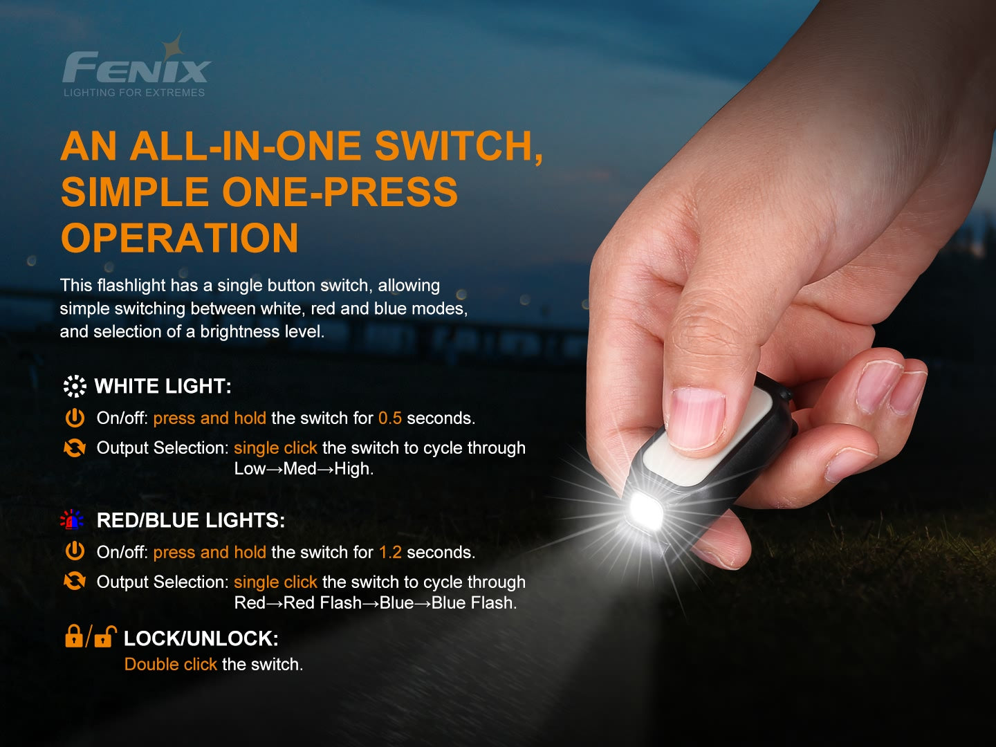 Fenix MINI LITE - Mini lampe EDC multifonctions - 150 lumens - Revendeur Officiel Lampes FENIX depuis 2008 | Votre Boutique en ligne FENIX®