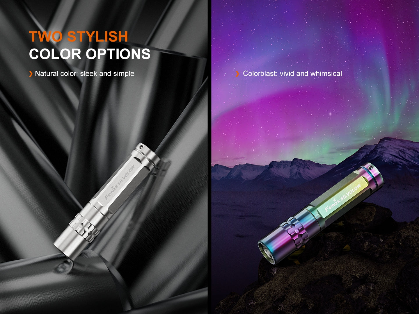 Fenix SILVGLOWN - Lampe de poche porte clé édition limitée - 100 lumens - Revendeur Officiel Lampes FENIX depuis 2008 | Votre Boutique en ligne FENIX®