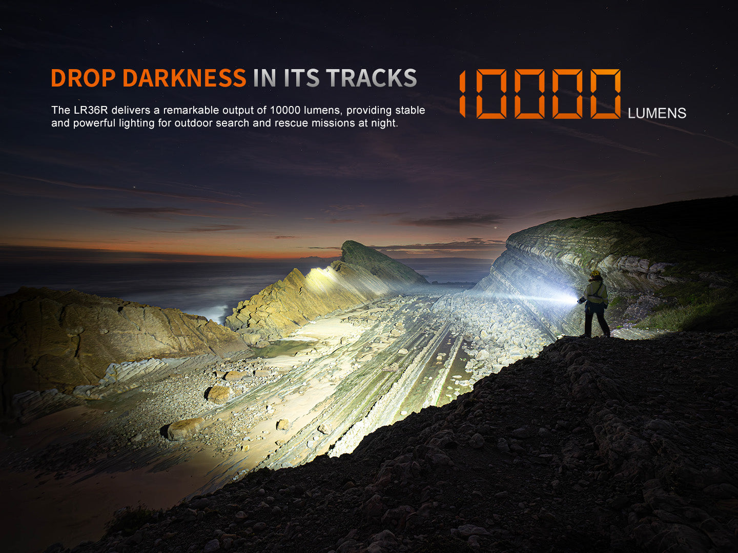 Fenix LR36R - 10000 lumens - 1260 mètres de portée - Laser blanc - Revendeur Officiel Lampes FENIX depuis 2008 | Votre Boutique en ligne FENIX®
