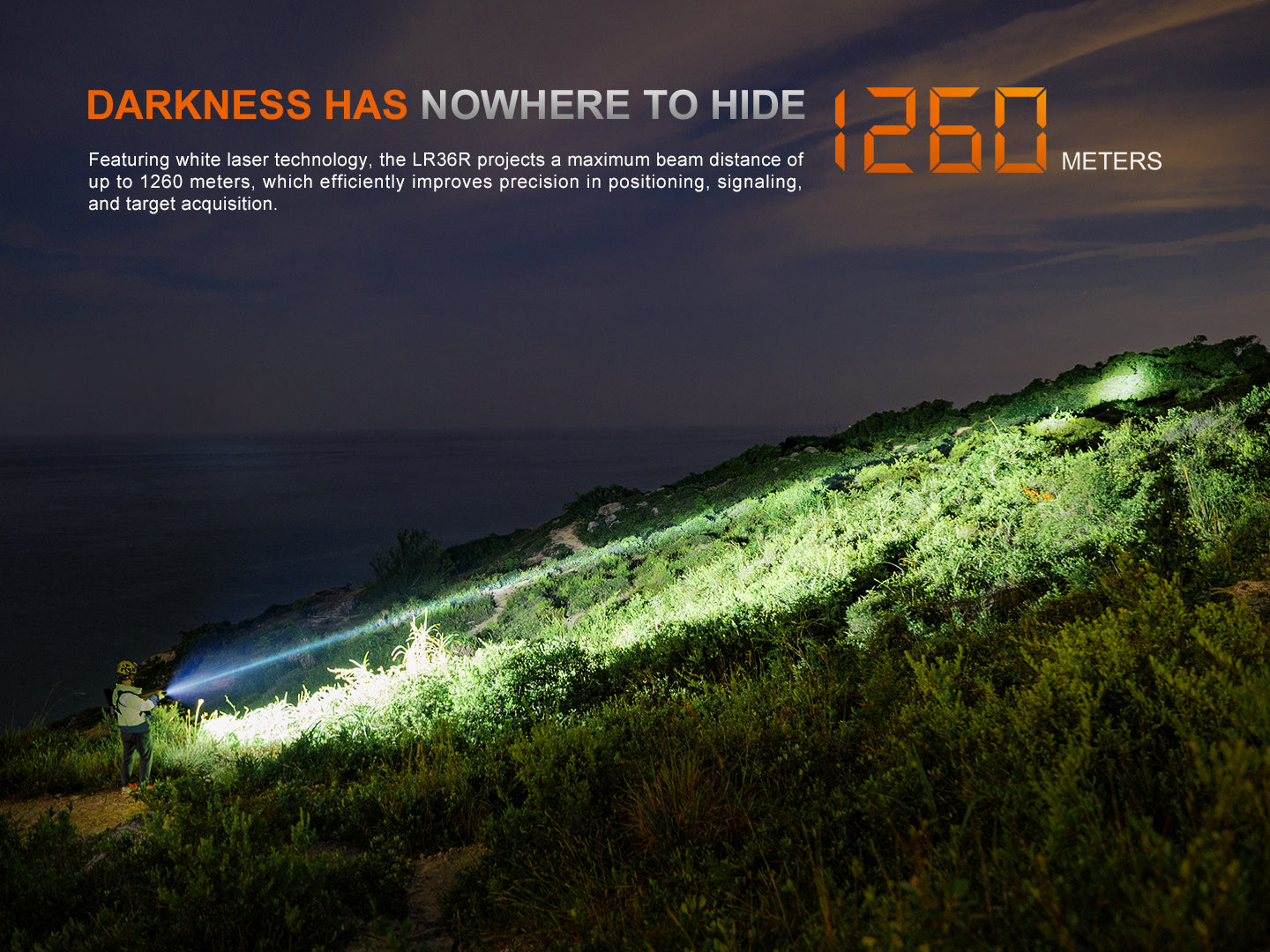 Fenix LR36R - 10000 lumens - 1260 mètres de portée - Laser blanc - Revendeur Officiel Lampes FENIX depuis 2008 | Votre Boutique en ligne FENIX®