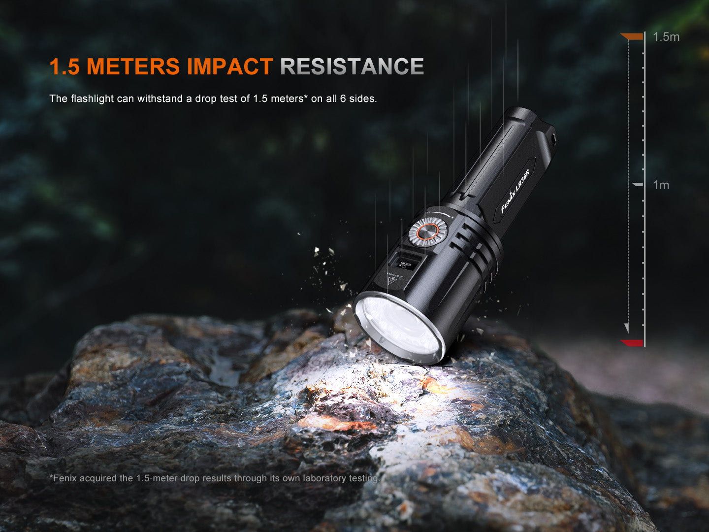 Fenix LR36R - 10000 lumens - 1260 mètres de portée - Laser blanc - Revendeur Officiel Lampes FENIX depuis 2008 | Votre Boutique en ligne FENIX®