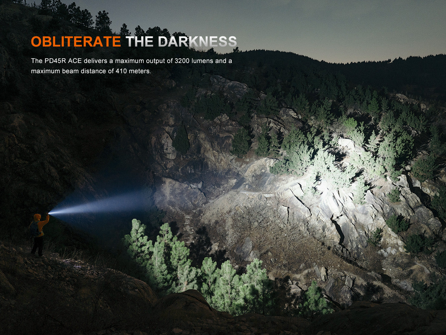 Fenix PD45R ACE - Lampe de poche tactique multi-mode - 3200 lumens - Revendeur Officiel Lampes FENIX depuis 2008 | Votre Boutique en ligne FENIX®