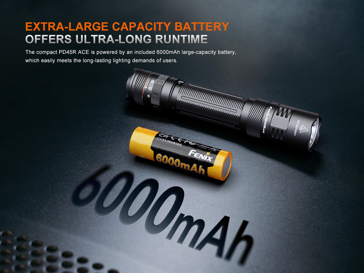 Fenix PD45R ACE - Lampe de poche tactique multi-mode - 3200 lumens - Revendeur Officiel Lampes FENIX depuis 2008 | Votre Boutique en ligne FENIX®