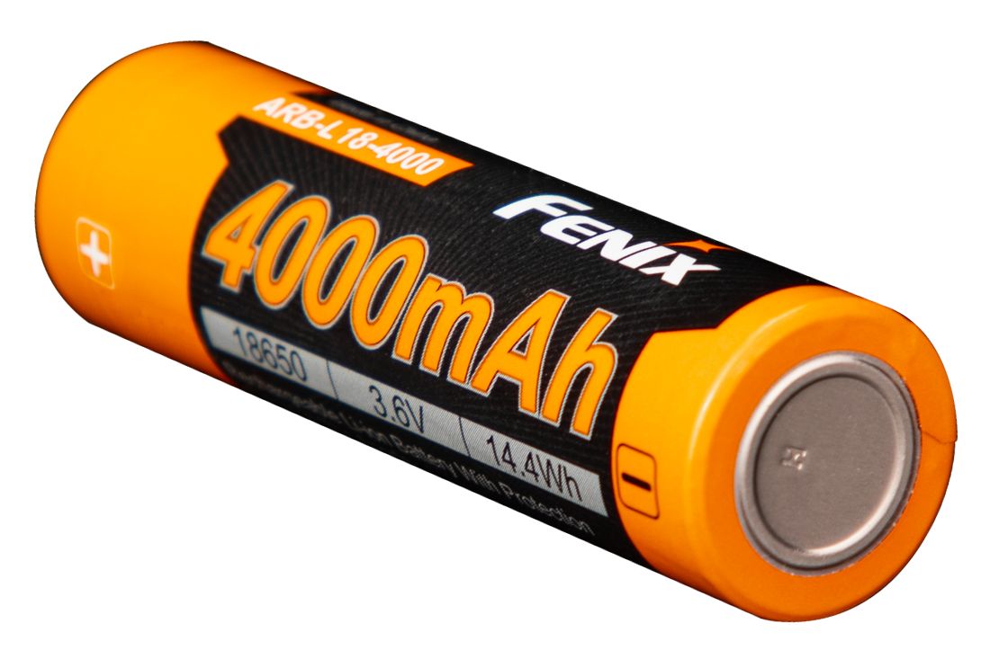 Fenix ARB-L18-4000 Batterie rechargeable 3.6V - 4000 mAh - Revendeur Officiel Lampes FENIX depuis 2008 | Votre Boutique en ligne FENIX®