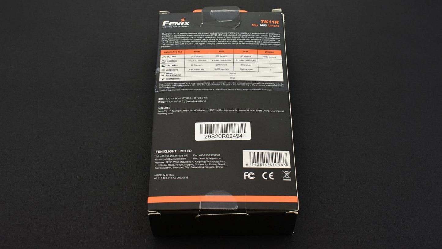 Fenix occasions - OCF147 TK11R - Revendeur Officiel Lampes FENIX depuis 2008 | Votre Boutique en ligne FENIX®