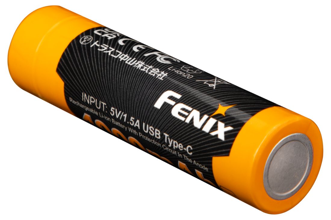 Fenix ARB-L18-4000U Batterie rechargeable 3.6V - 4000mAh - USB-C - Revendeur Officiel Lampes FENIX depuis 2008 | Votre Boutique en ligne FENIX®