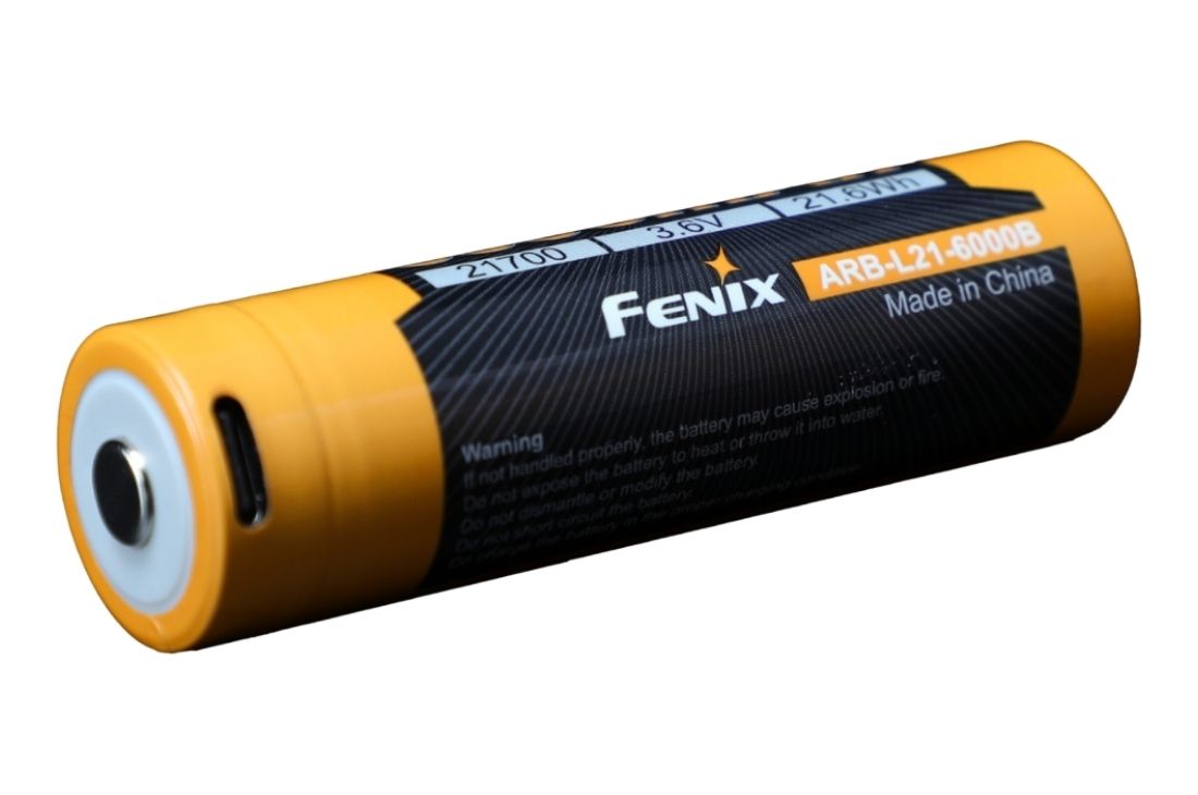 Fenix ARBL21-6000B Batterie rechargeable - Revendeur Officiel Lampes FENIX depuis 2008 | Votre Boutique en ligne FENIX®