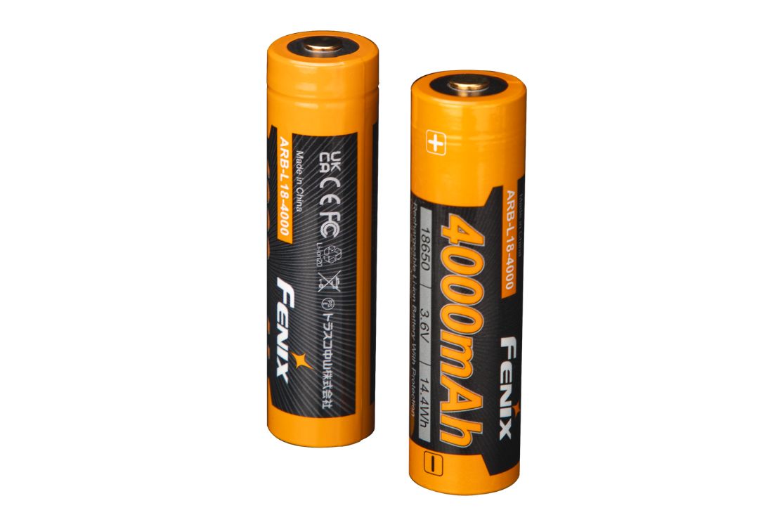 Fenix ARB-L18-4000 Batterie rechargeable 3.6V - 4000 mAh - Revendeur Officiel Lampes FENIX depuis 2008 | Votre Boutique en ligne FENIX®