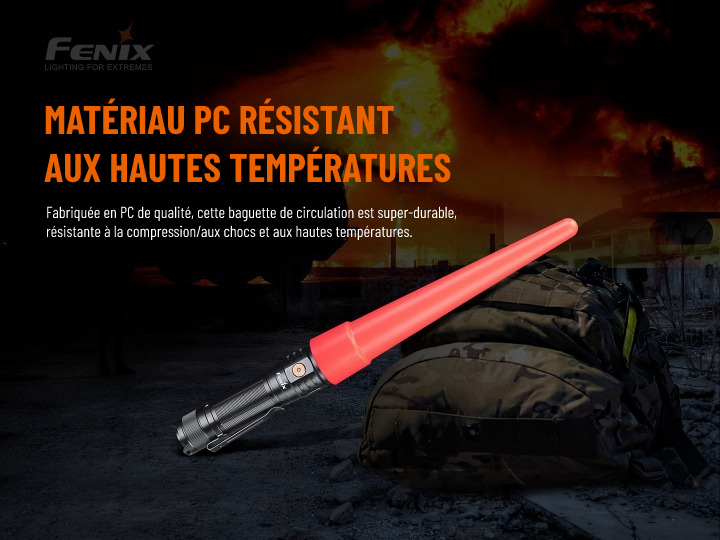 Diffuseur AOT-S+ - Cône de circulation rouge - Revendeur Officiel Lampes FENIX depuis 2008 | Votre Boutique en ligne FENIX®