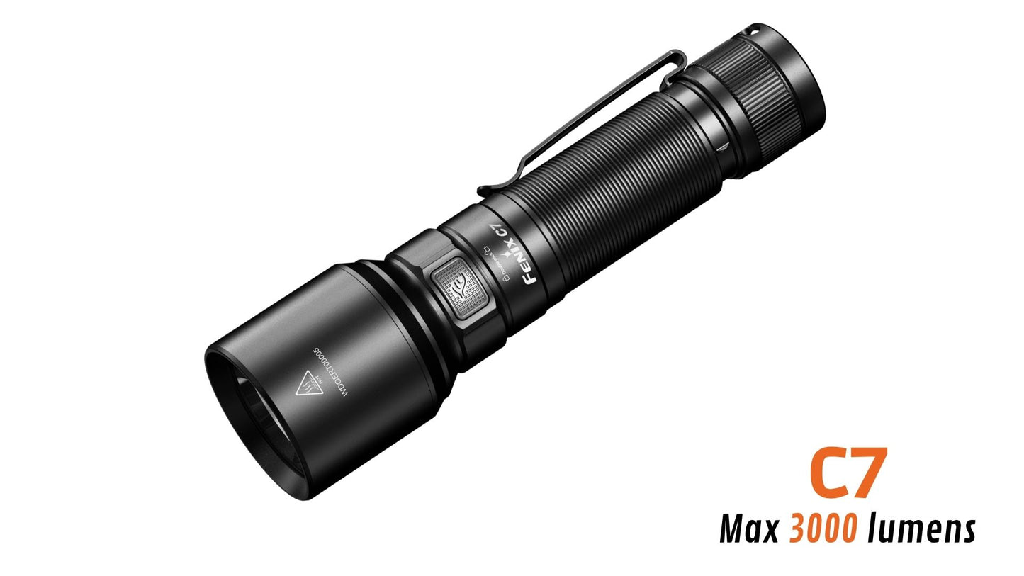 Fenix C7 - 3000 lumens - Haute performance rechargeable - Revendeur Officiel Lampes FENIX depuis 2008 | Votre Boutique en ligne FENIX®