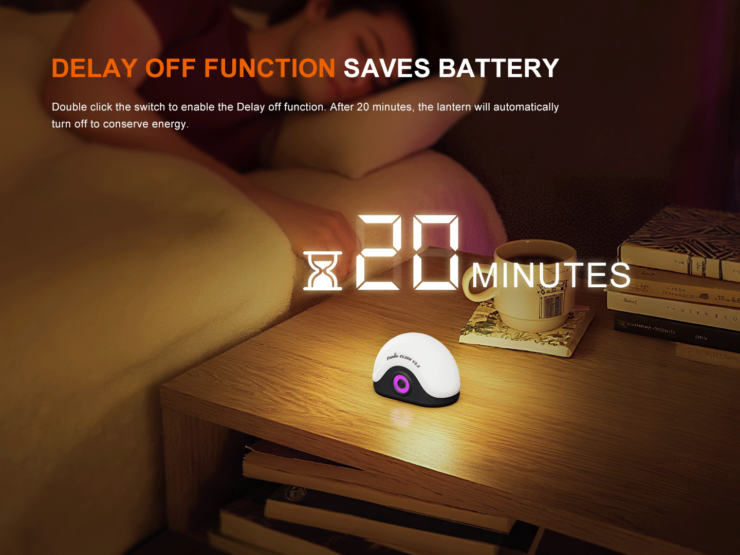 Fenix CL20R V2.0 - Lanterne de camping multicolore - 300 lumens