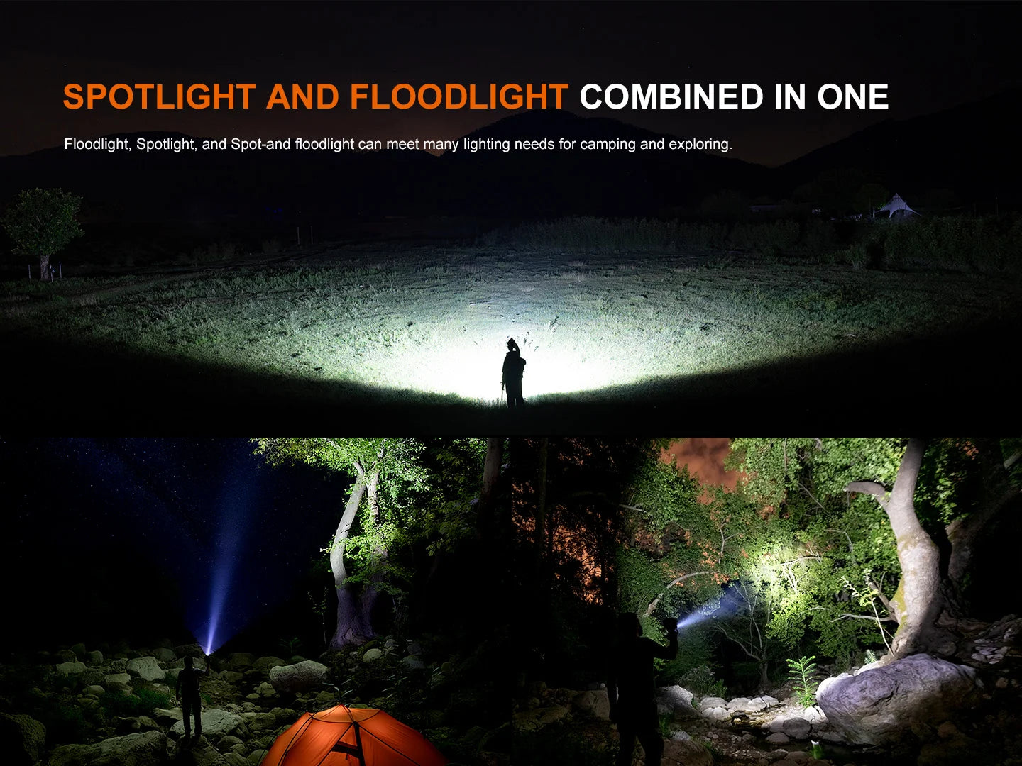 Fenix CP50R - Lanterne de camping multifonctionnelle - 5500 lumens