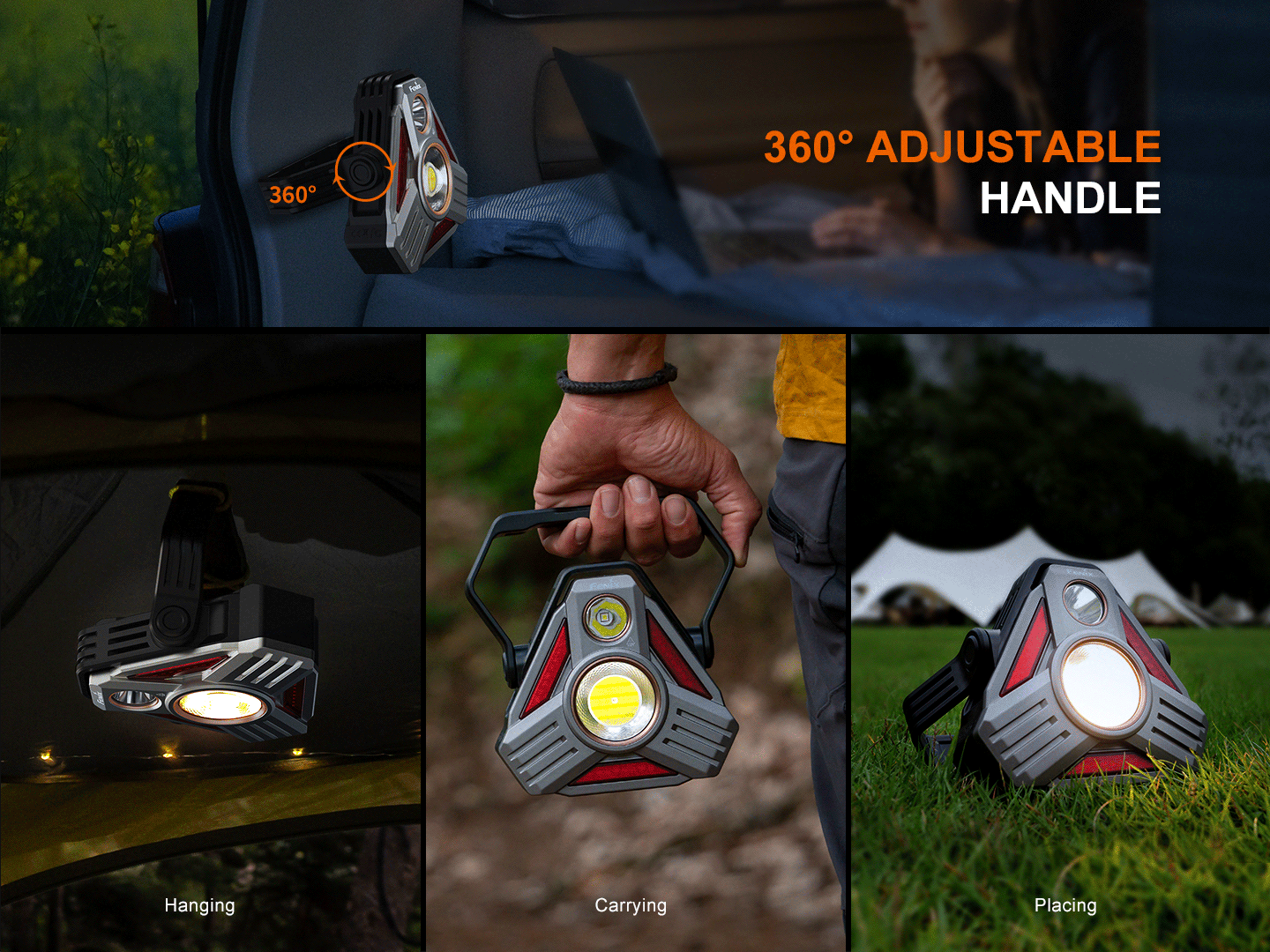 Fenix CP50R - Lanterne de camping multifonctionnelle - 5500 lumens