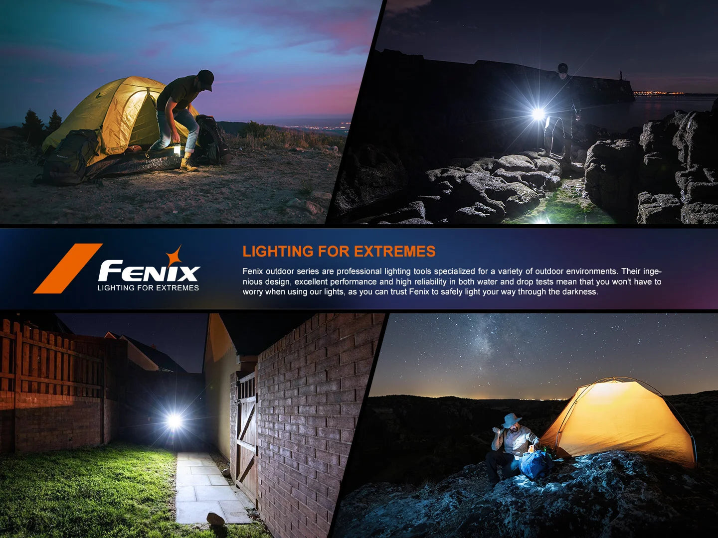 Fenix CP50R - Lanterne de camping multifonctionnelle - 5500 lumens