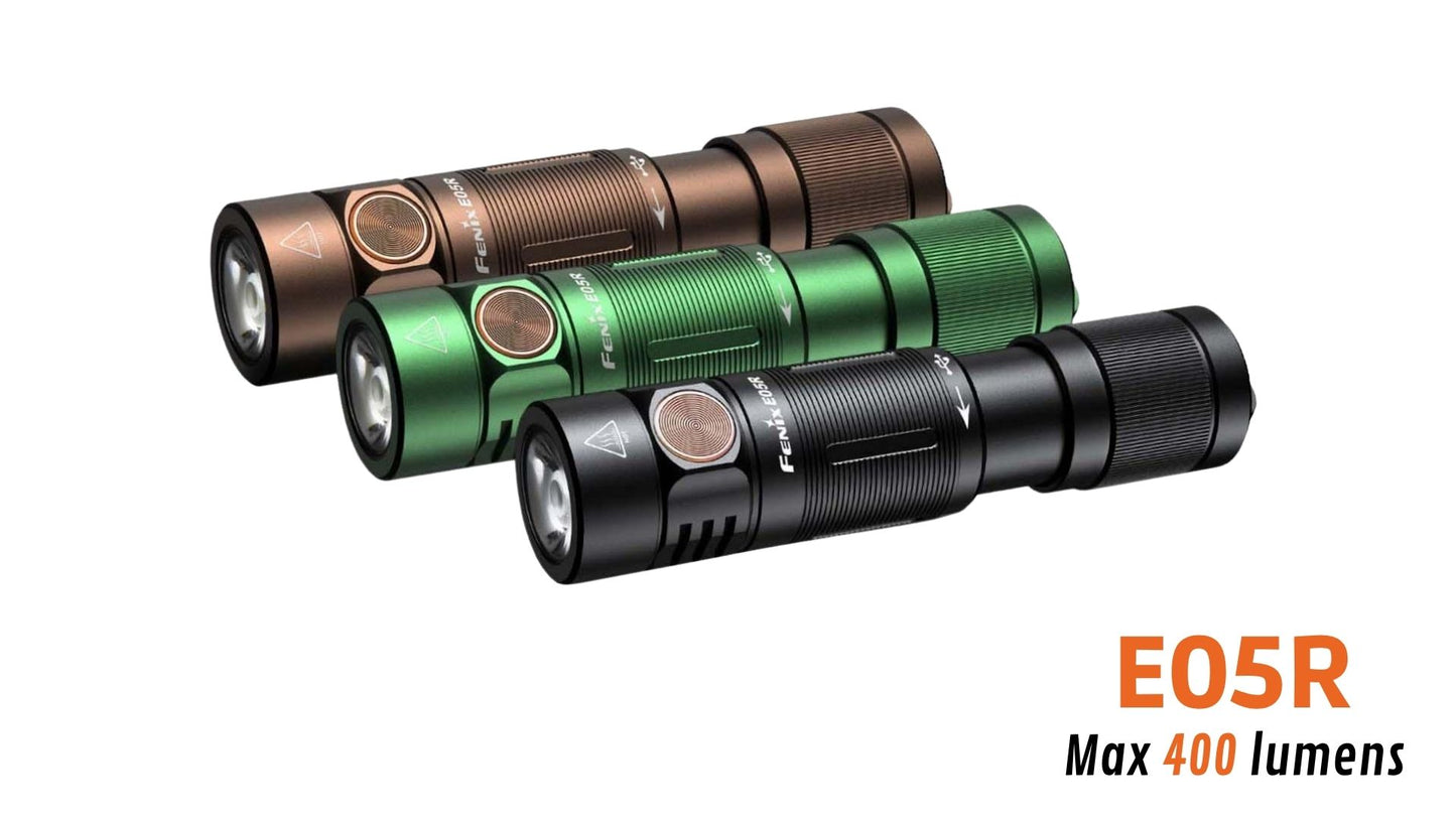 Fenix E05R - 400 lumens - rechargeable USB