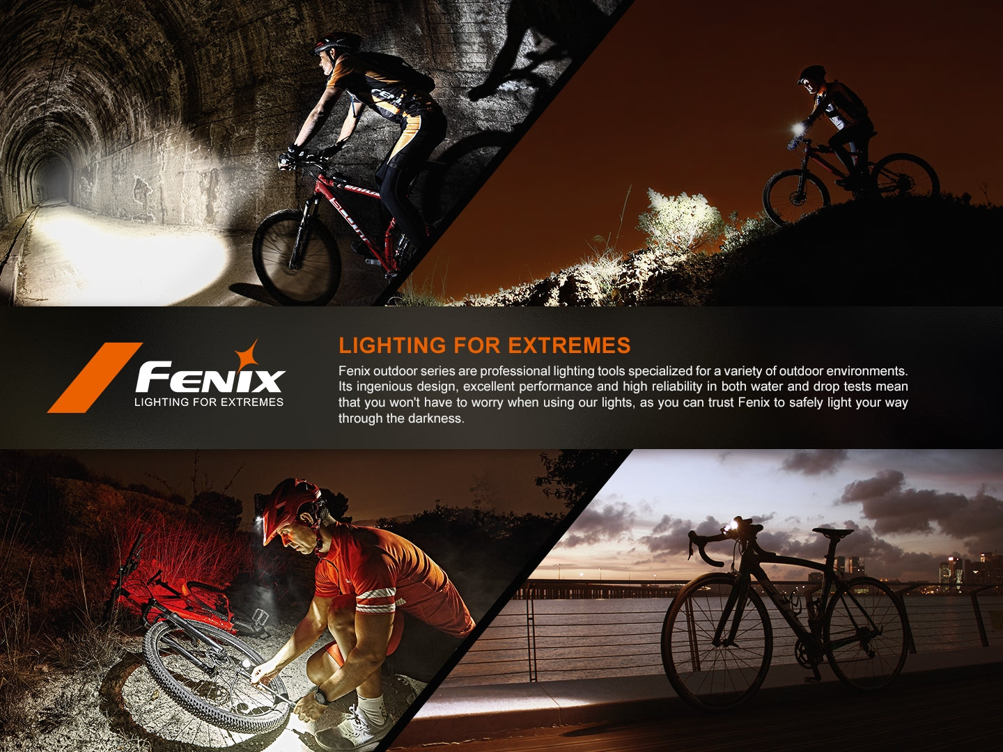 Fenix BC15R - lampe de vélo - 400 lumens - Rechargeable USB-C - Revendeur Officiel Lampes FENIX depuis 2008 | Votre Boutique en ligne FENIX®