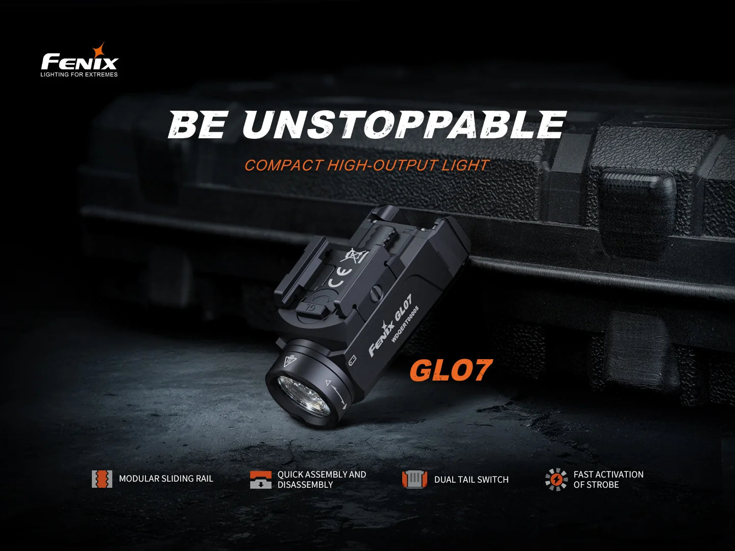 Fenix GL07 - Lampe d'arme compacte - 700 Lumens