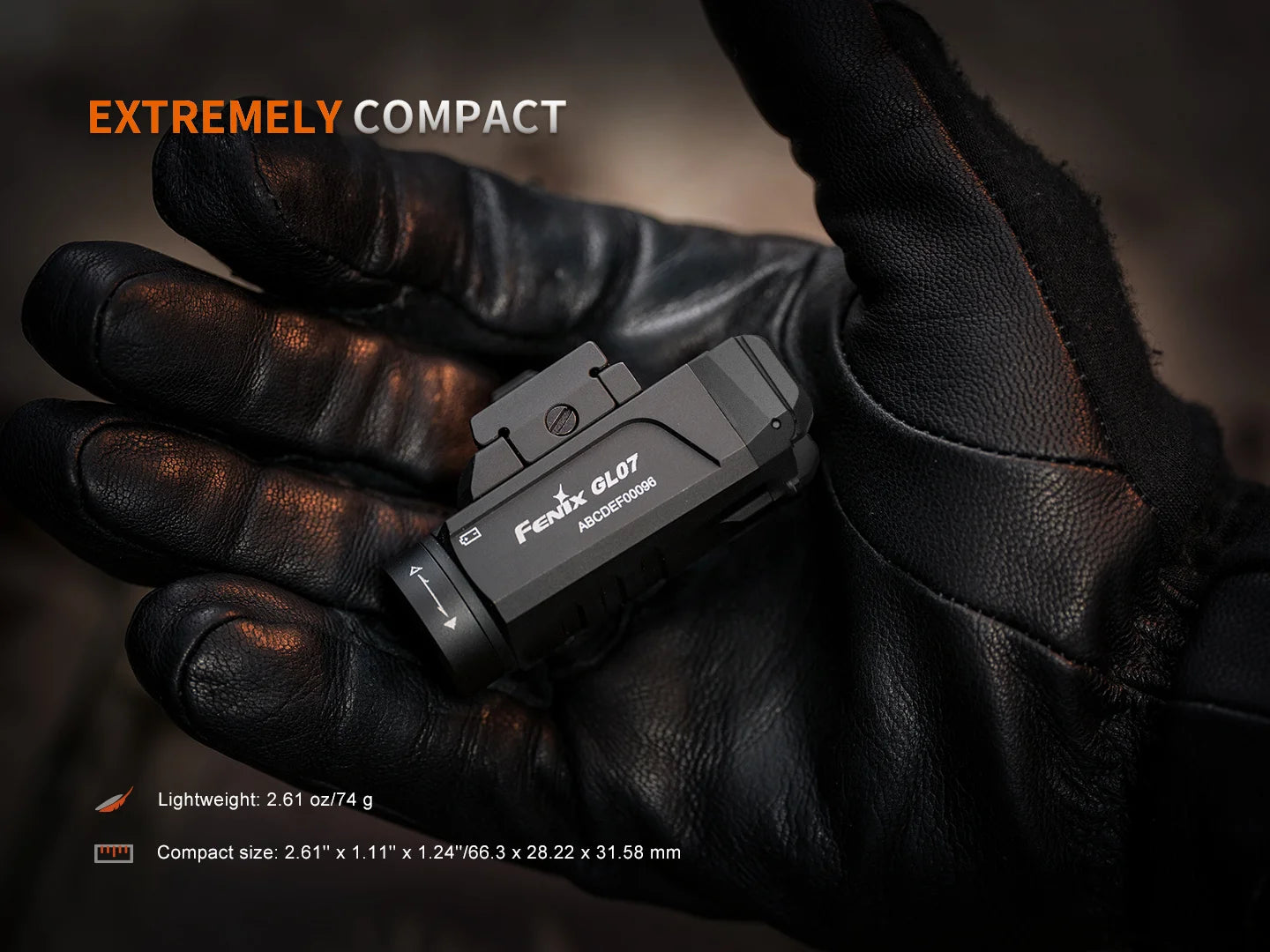 Fenix GL07 - Lampe d'arme compacte - 700 Lumens