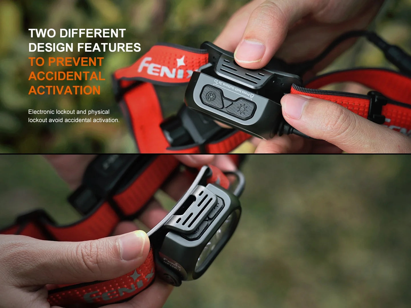 Fenix HP12R-T - Lampe frontale de trail running - 1300 lumens - Rechargeable USB-C