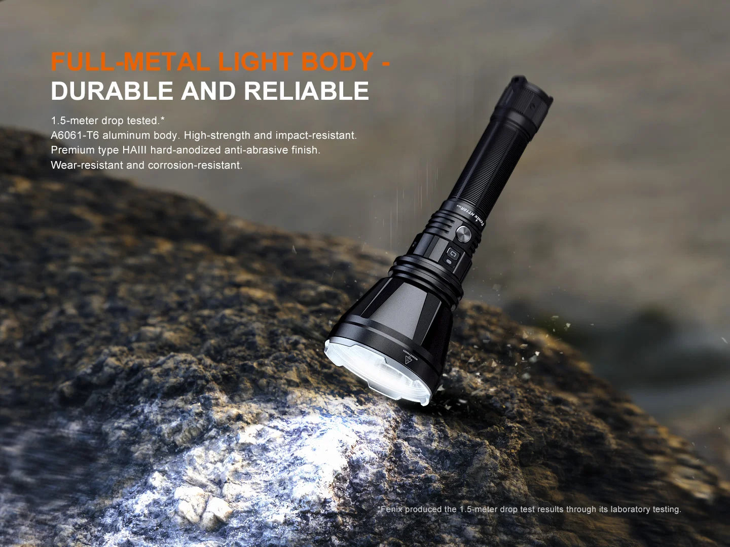 Fenix HT18R V2.0 - Lampe de poche multimodes longue portée - 3700 lumens