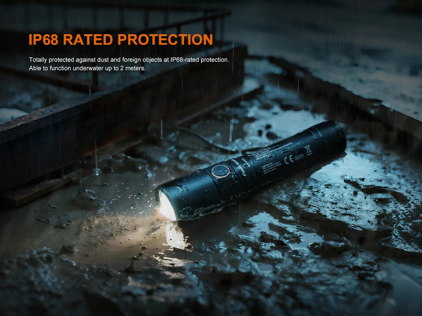 Fenix WF30RE - Lampe torche à sécurité intrinsèque - 300 lumens