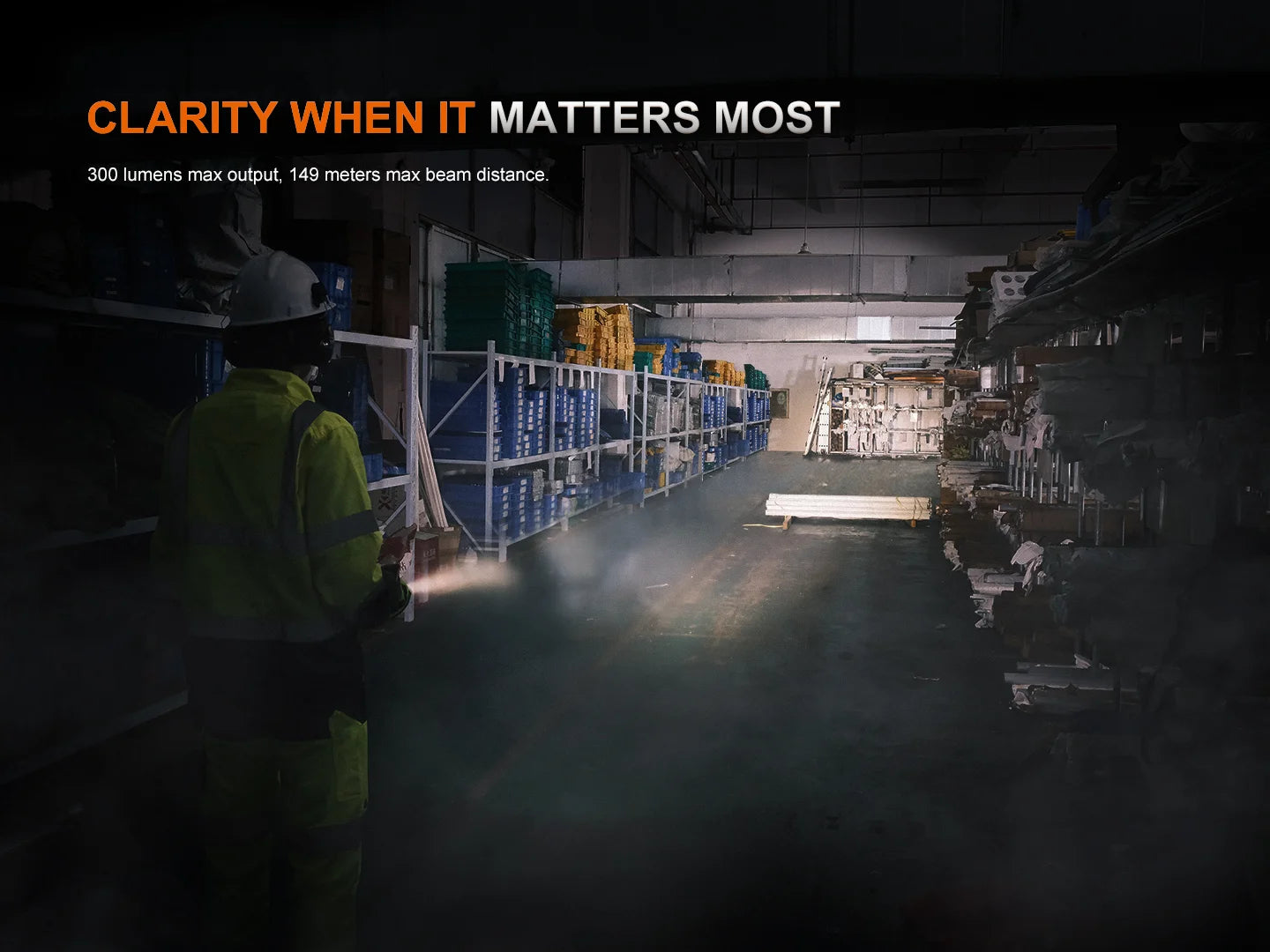 Fenix WF30RE - Lampe torche à sécurité intrinsèque - 300 lumens