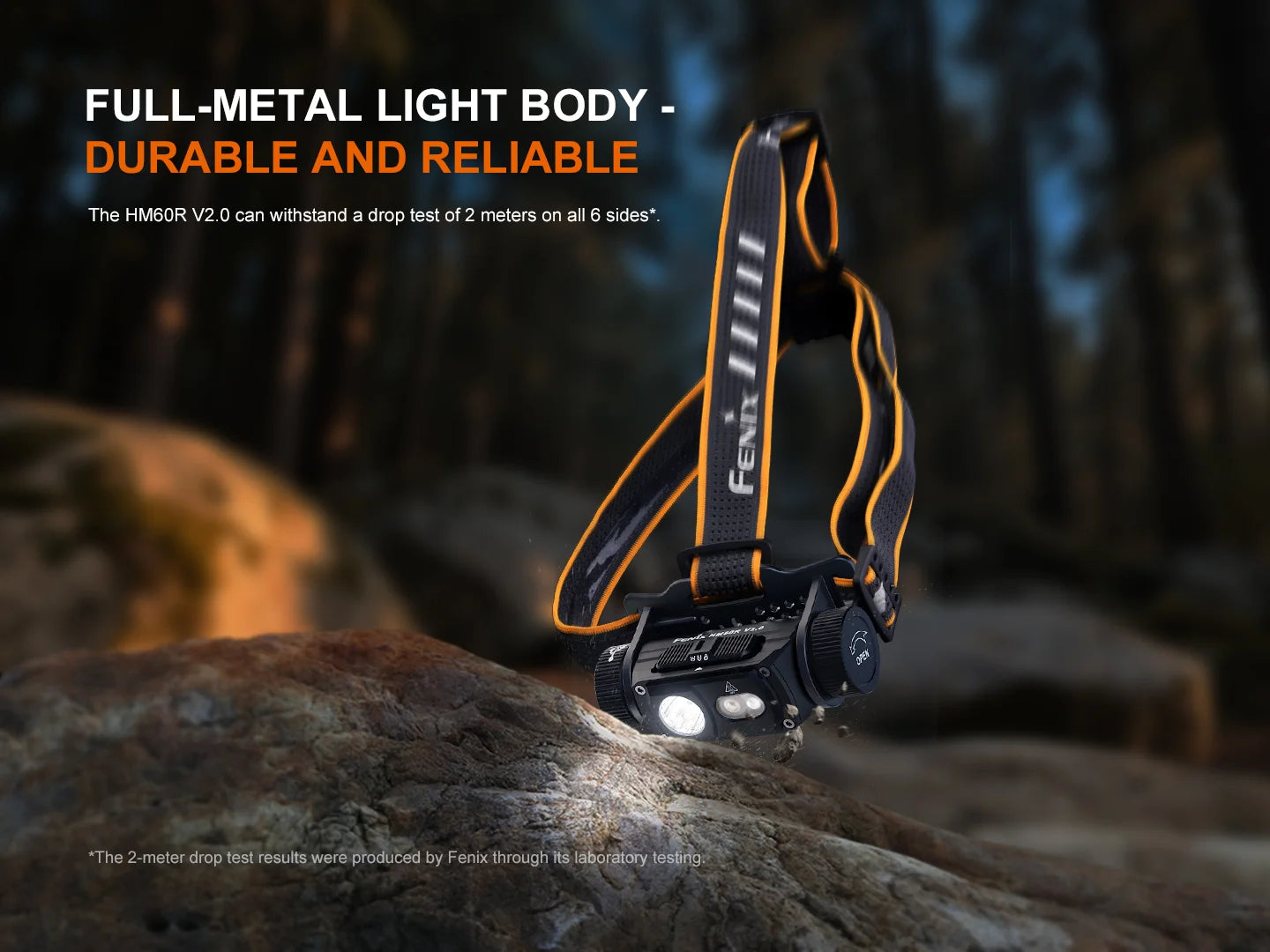 Fenix HM60R V2.0 - Lampe frontale haute performance - 1600 lumens