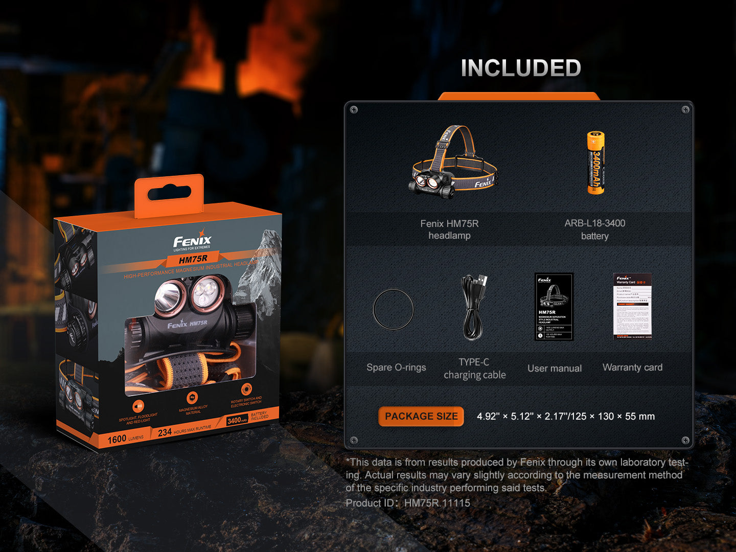 Fenix HM75R SE - Lampe frontale sans batterie externe supplémentaire - 1600 lumens - Revendeur Officiel Lampes FENIX depuis 2008 | Votre Boutique en ligne FENIX®