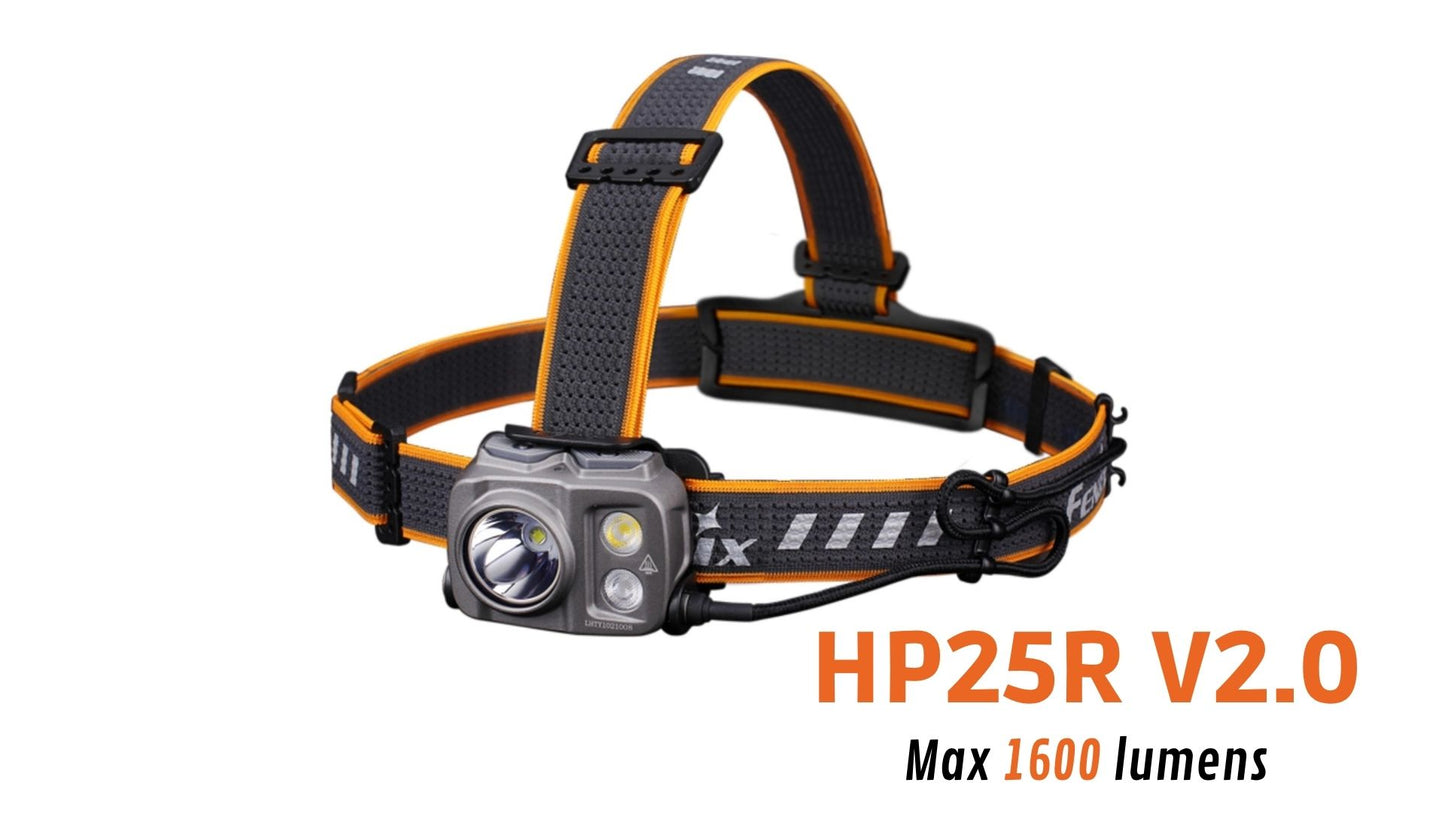 Fenix HP25R V2.0 - 1600 lumens - Rechargeable