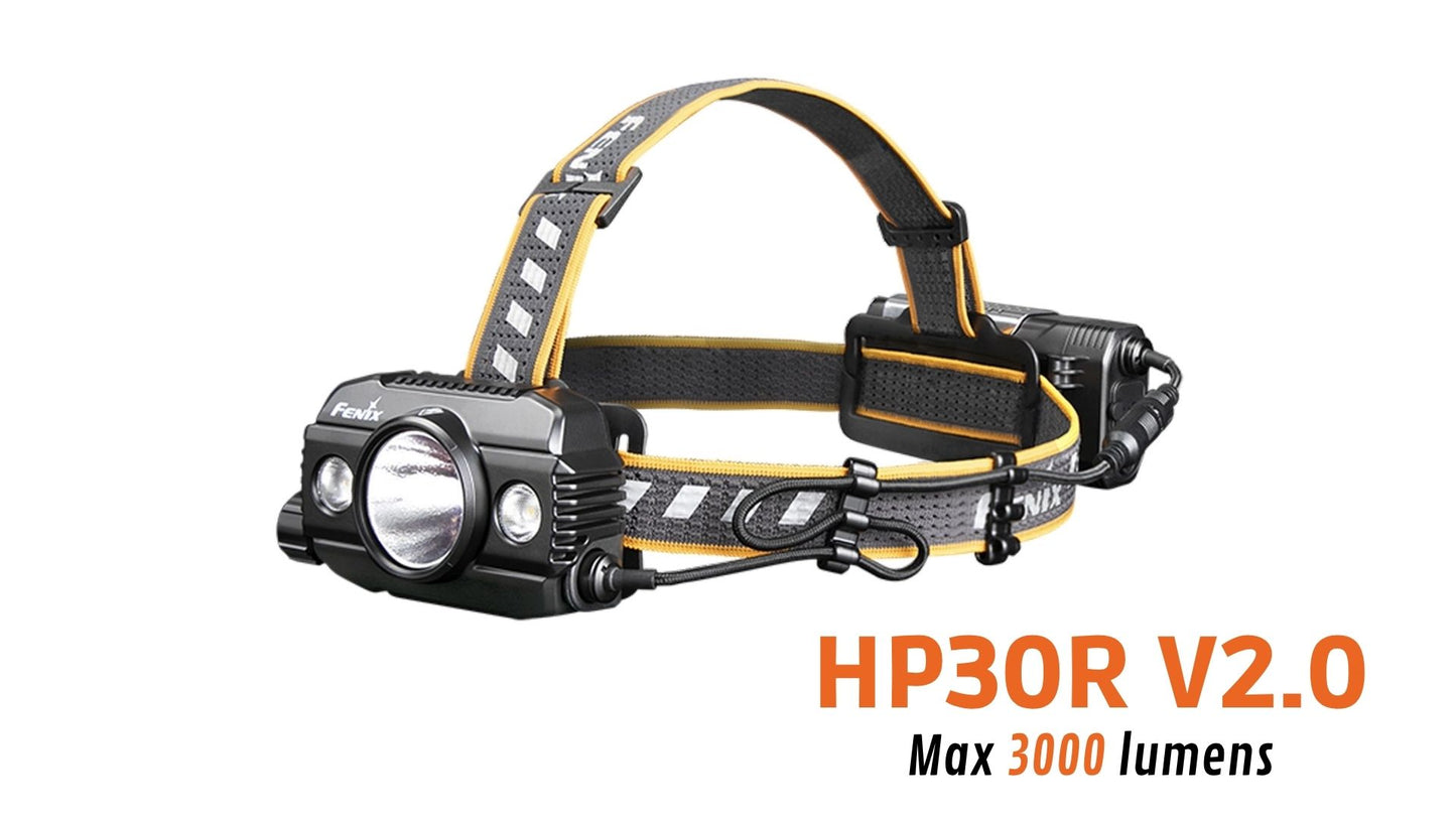 Fenix HP30R V2.0 - Frontale double faisceau - 3000 lumens - Revendeur Officiel Lampes FENIX depuis 2008 | Votre Boutique en ligne FENIX®