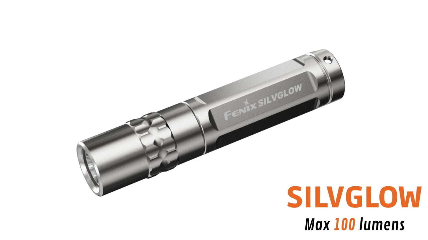 Fenix SILVGLOWN - Lampe de poche porte clé édition limitée - 100 lumens - Revendeur Officiel Lampes FENIX depuis 2008 | Votre Boutique en ligne FENIX®