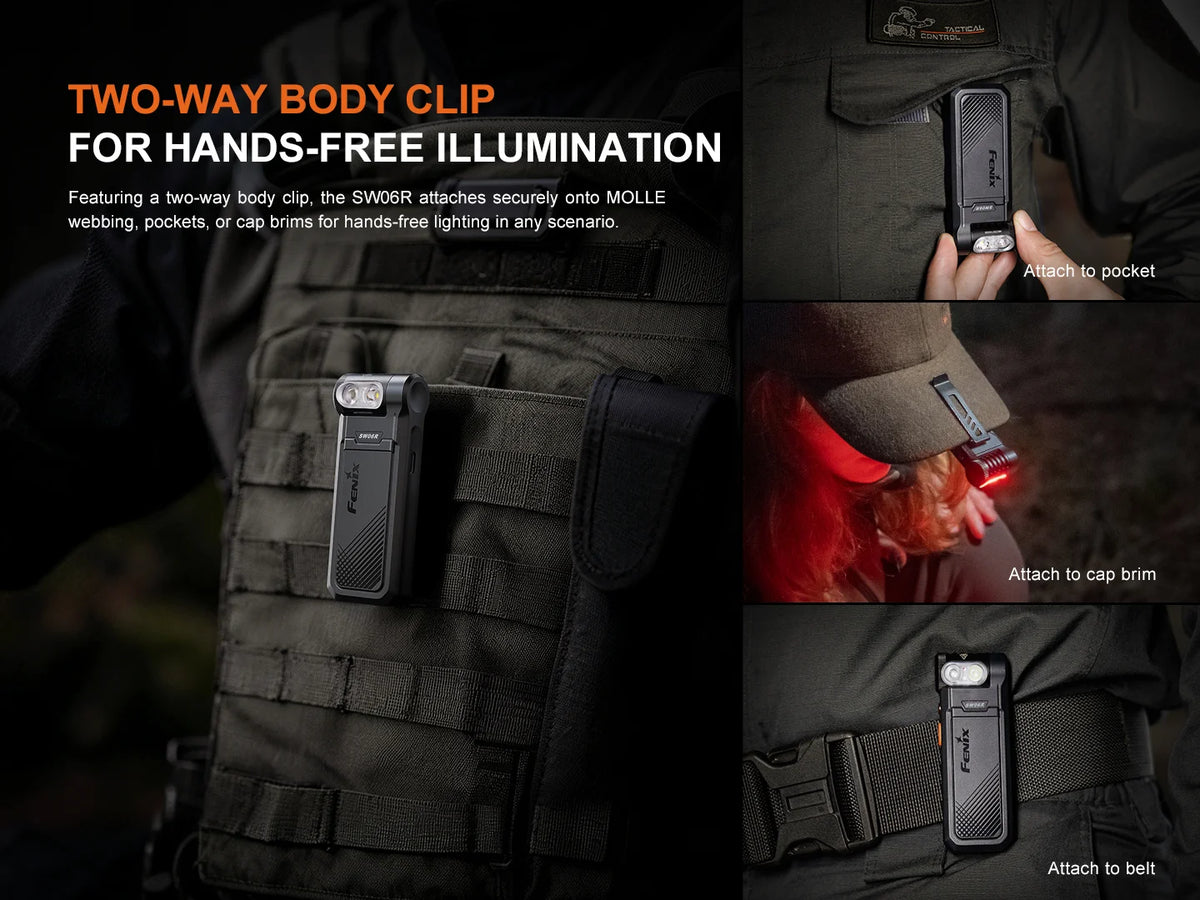 Fenix SW06R - Lampe de poche rechargeable compacte - 500 lumens