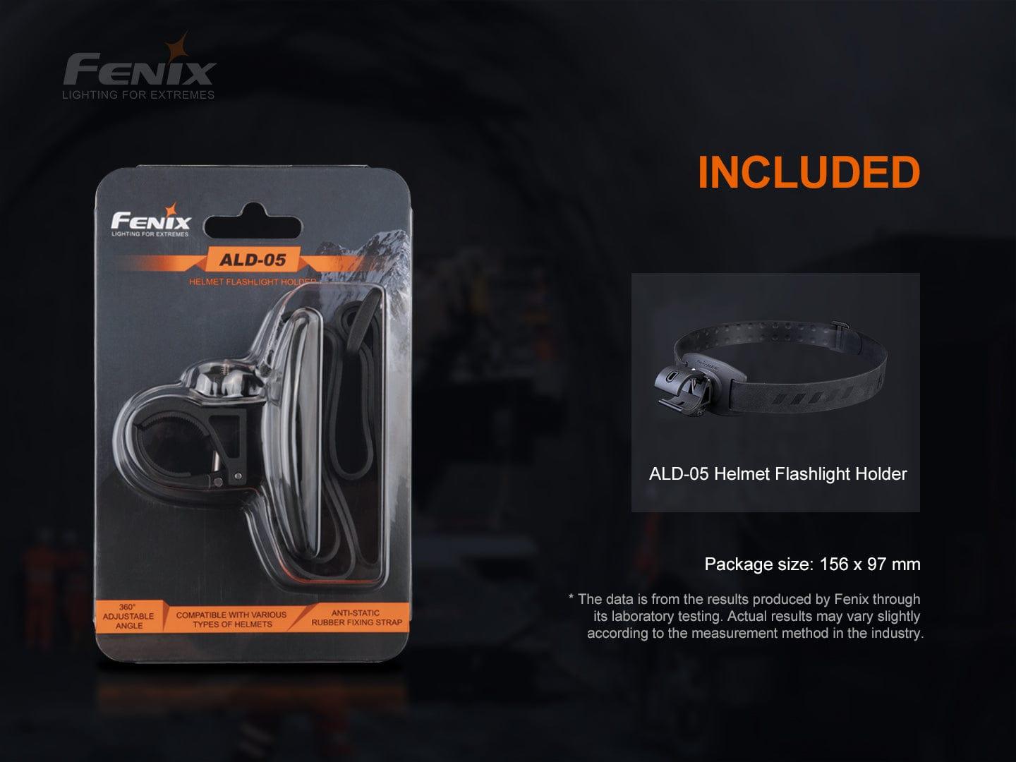 Fenix ALD-05 - Support universel pour lampe de casque Revendeur Officiel Lampes FENIX depuis 2008 | Votre Boutique en ligne FENIX®