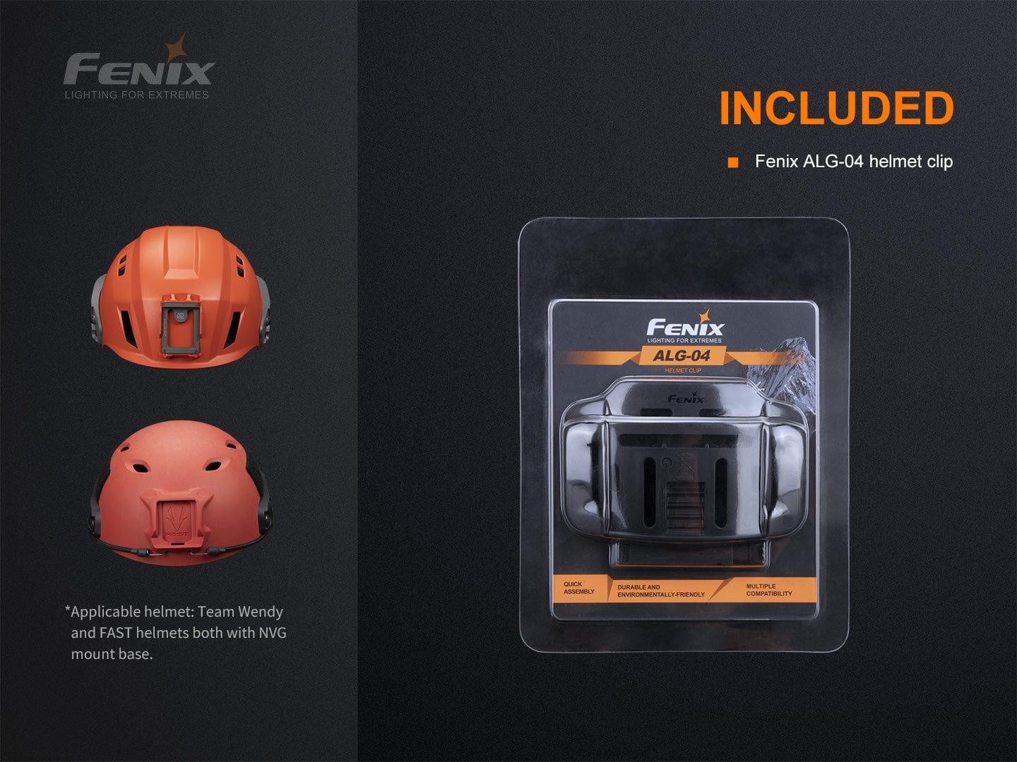Fenix ALG-04 - Le clip de casque Revendeur Officiel Lampes FENIX depuis 2008 | Votre Boutique en ligne FENIX®
