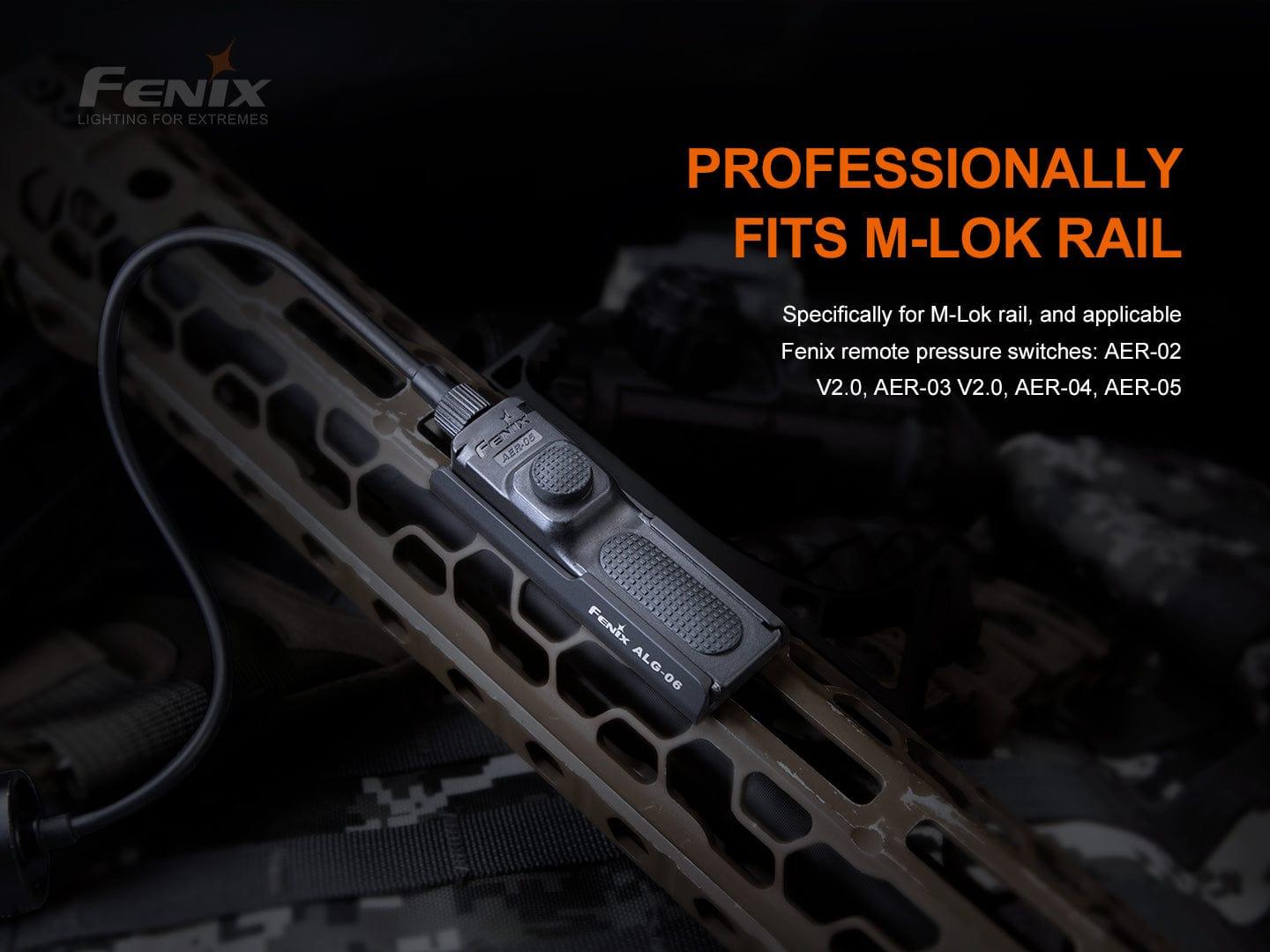 Fenix ALG-06 - Rail pour interrupteur déporté M-Lok Revendeur Officiel Lampes FENIX depuis 2008 | Votre Boutique en ligne FENIX®