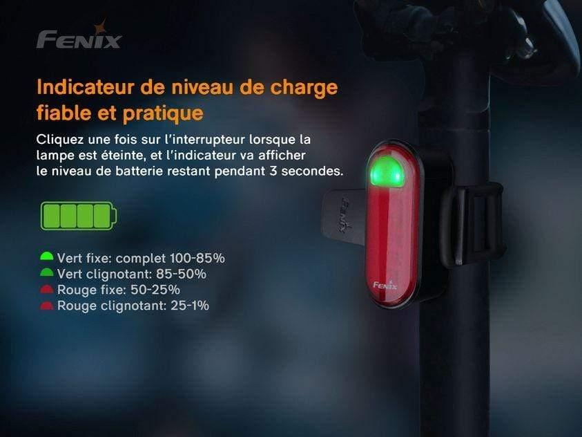Fenix BC05R V2.0 - feu arrière de vélo rechargeable Site Officiel FENIX® - Votre boutique en ligne Fenix®