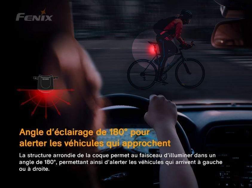 Fenix BC05R V2.0 - feu arrière de vélo rechargeable Site Officiel FENIX® - Votre boutique en ligne Fenix®