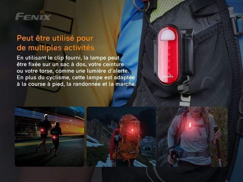 Fenix BC05R V2.0 - feu arrière de vélo rechargeable Site Officiel FENIX® - Votre boutique en ligne Fenix®