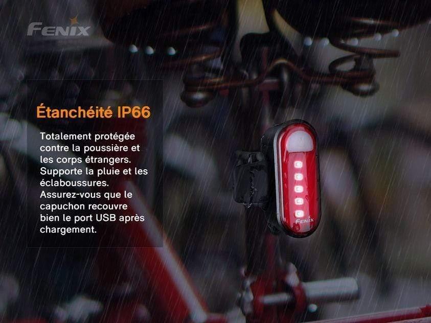 Fenix BC05R V2.0 - feu arrière de vélo rechargeable Site Officiel FENIX® - Votre boutique en ligne Fenix®